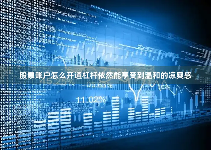 股票账户怎么开通杠杆依然能享受到温和的凉爽感