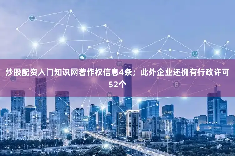 炒股配资入门知识网著作权信息4条；此外企业还拥有行政许可52个